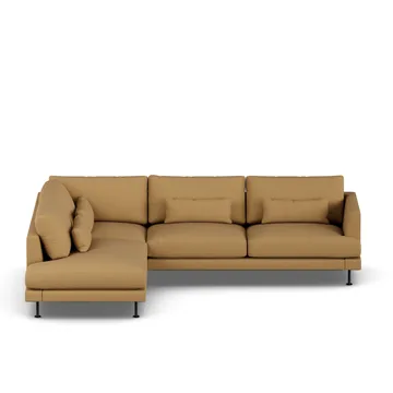 Bredhult soffa - Same Ochre 6676-svart stål, 3-sits A2 - 1898