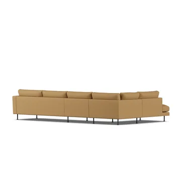 Bredhult soffa - Same Ochre 6676-svart stål, 4-sits B2 - 1898