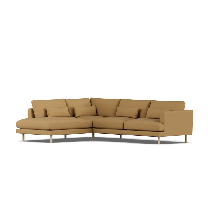 Bredhult soffa - Same Ochre 6676-vitoljad ek, 3-sits A2 - 1898