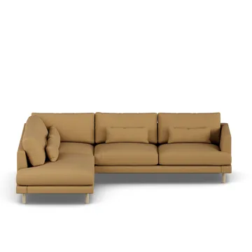 Bredhult soffa - Same Ochre 6676-vitoljad ek, 3-sits A2 - 1898