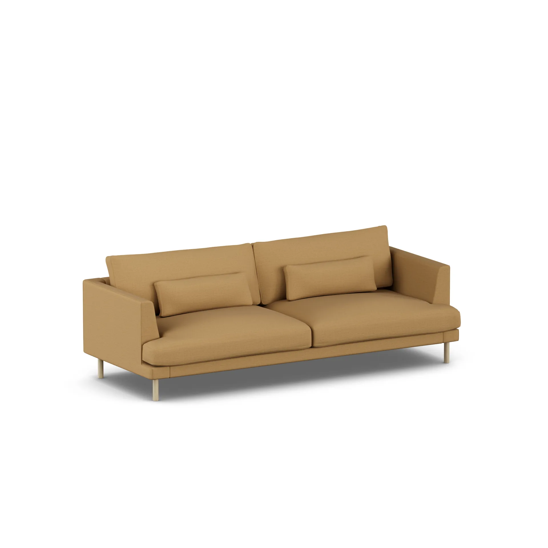 Bredhult soffa, Same Ochre 6676-vitoljad ek, 3-sits 1898