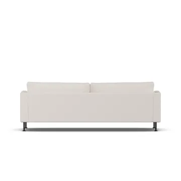 Bredhult soffa - Same Off White 6671-svart stål, 3-sits - 1898