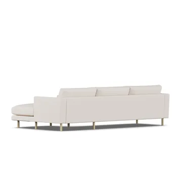 Bredhult soffa - Same Off White 6671-vitoljad ek, 2,5-sits C1 - 1898