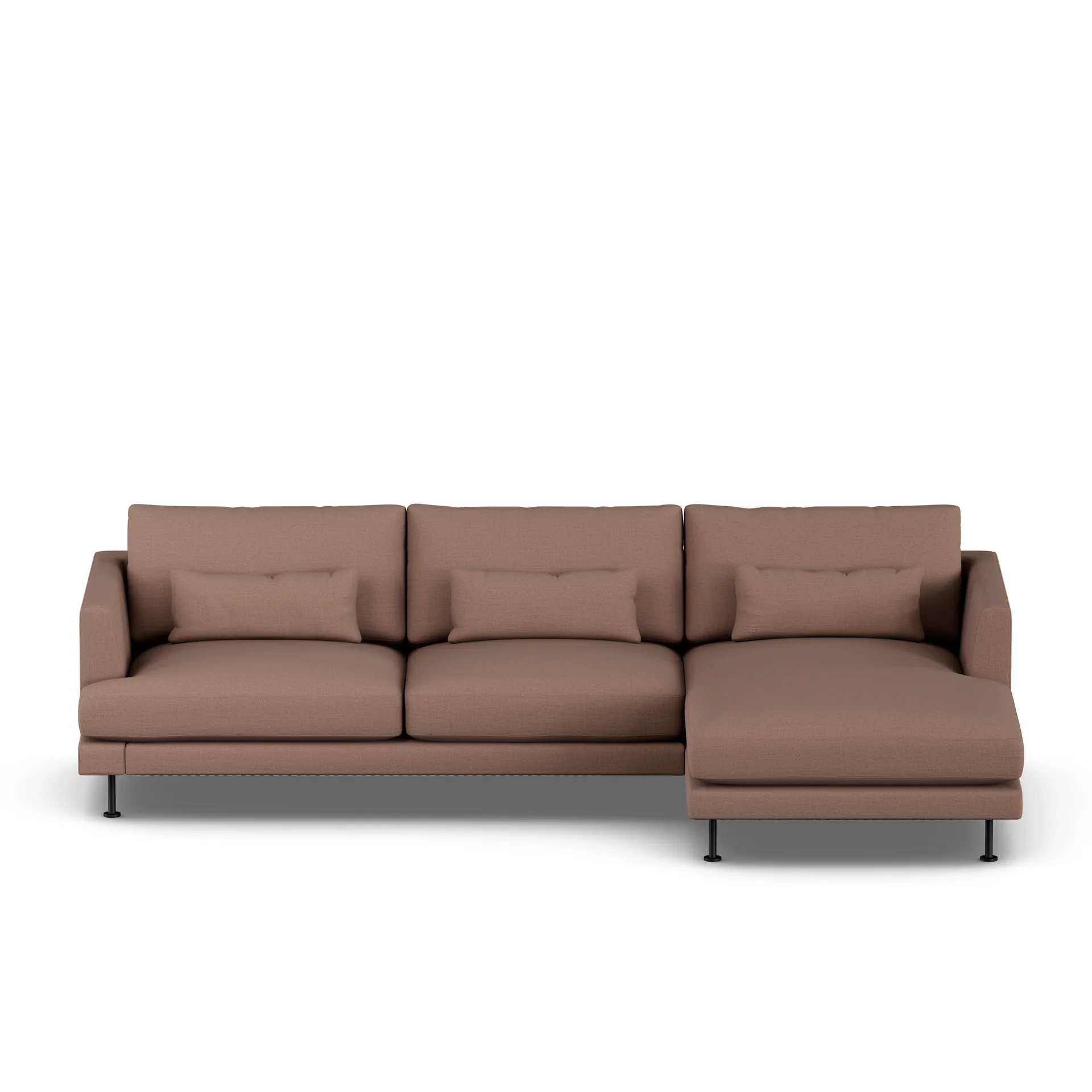 Bredhult soffa, Same Rust 6675-svart stål, 2,5-sits C1 1898