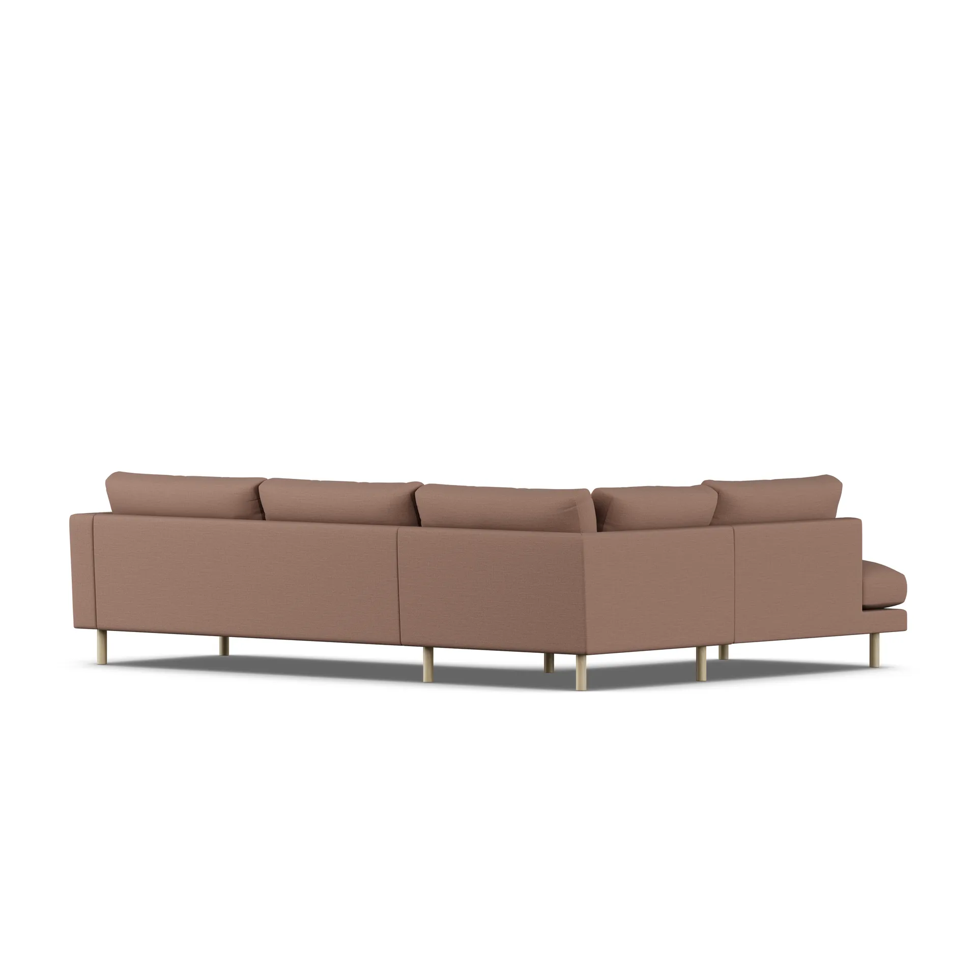 Bredhult soffa, Same Rust 6675-vitoljad ek, 3-sits A2 1898
