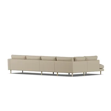 Bredhult soffa - Same Sand 6672-vitoljad ek, 4-sits B2 - 1898