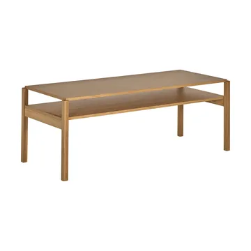 Lid soffbord - Vitpigmenterad ek, 125x50 cm - 1898