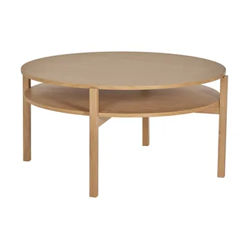 Lid soffbord - Vitpigmenterad ek, Ø90 cm - 1898