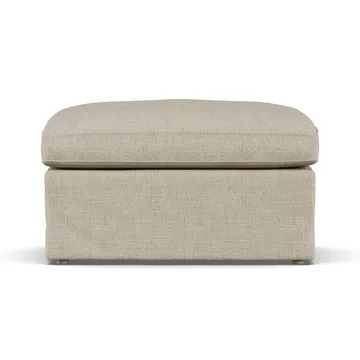 Linnevik fotpall - Bern Beige 0341-vitoljad ek, med kappa - 1898