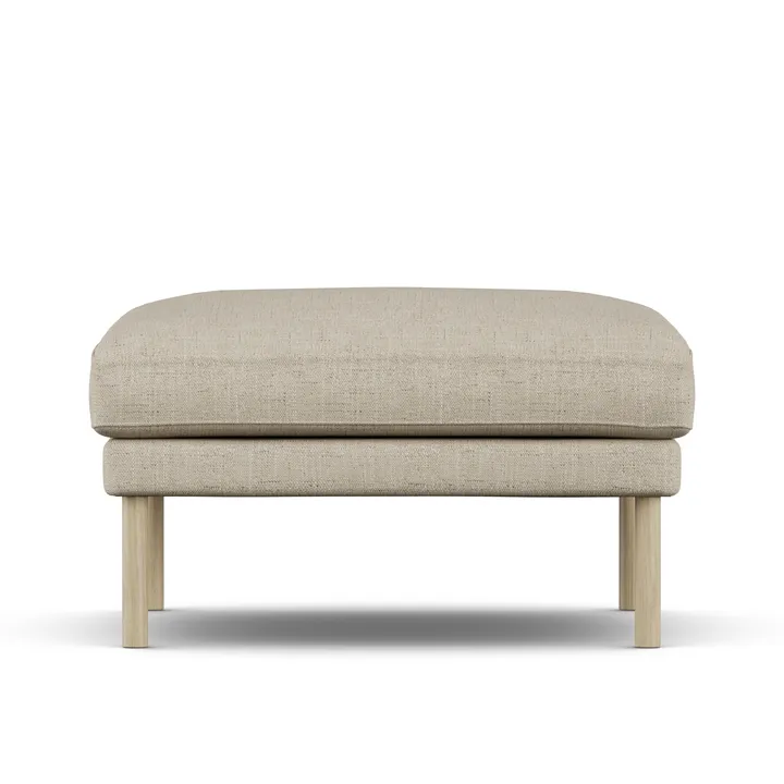 Linnevik fotpall - Bern Beige 0341-vitoljad ek - 1898
