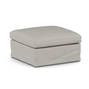 Linnevik fotpall - Same Grey 6673-vitoljad ek, med kappa - 1898