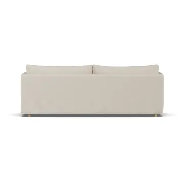 Linnevik soffa - Jump Beige 1956-vitoljad ek, 4-sits, med kappa - 1898
