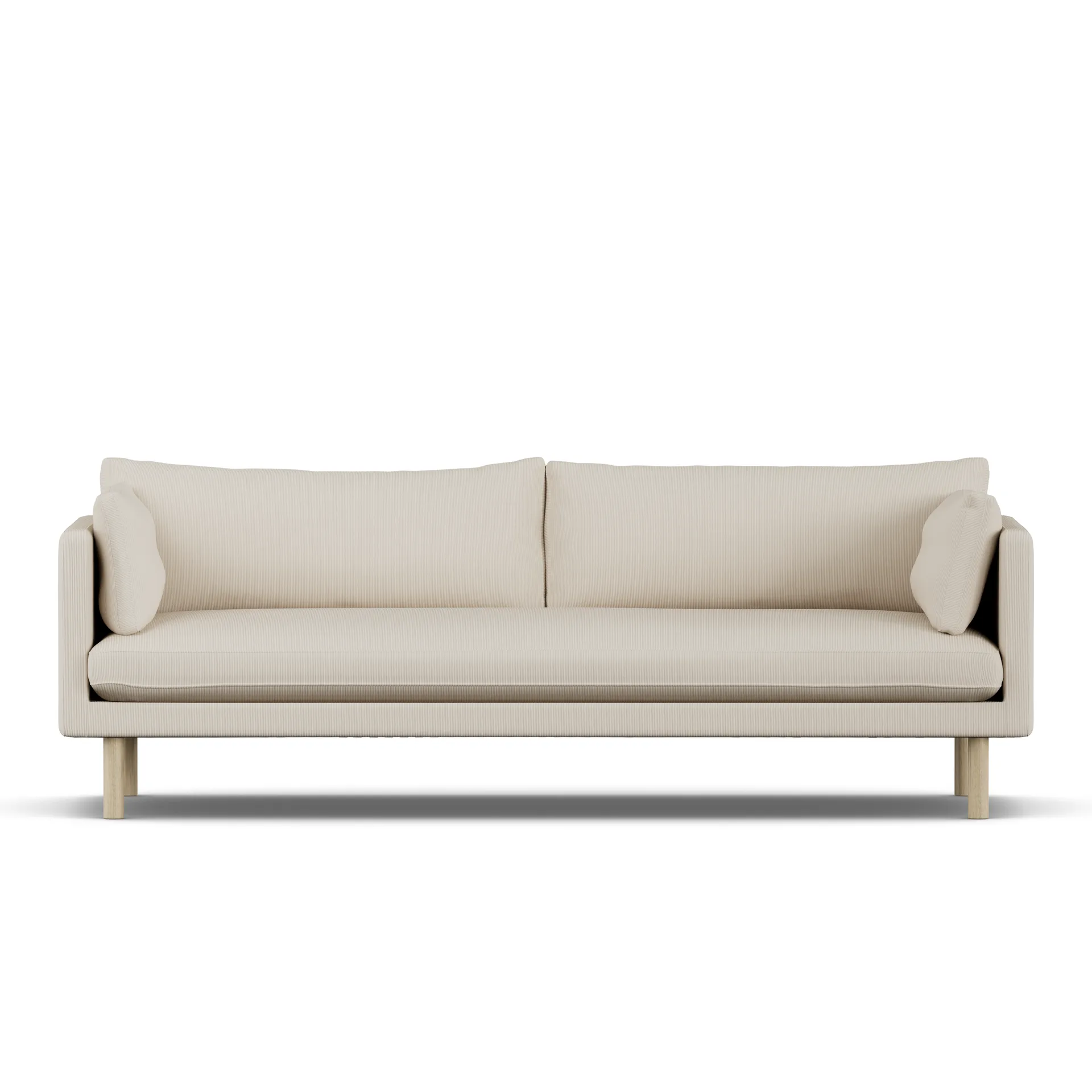 Linnevik soffa, Jump Beige 1956-vitoljad ek, 4-sits 1898