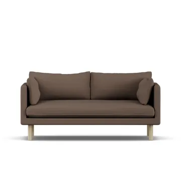 Linnevik soffa - Jump Brown 1955 1955-vitoljad ek, 2-sits - 1898