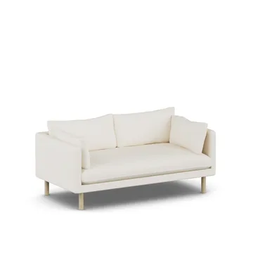 Linnevik soffa - Jump Off White 1954-vitoljad ek, 2-sits - 1898