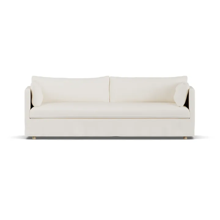 Linnevik soffa - Jump off white 1954-vitoljad ek, 4-sits, med kappa - 1898