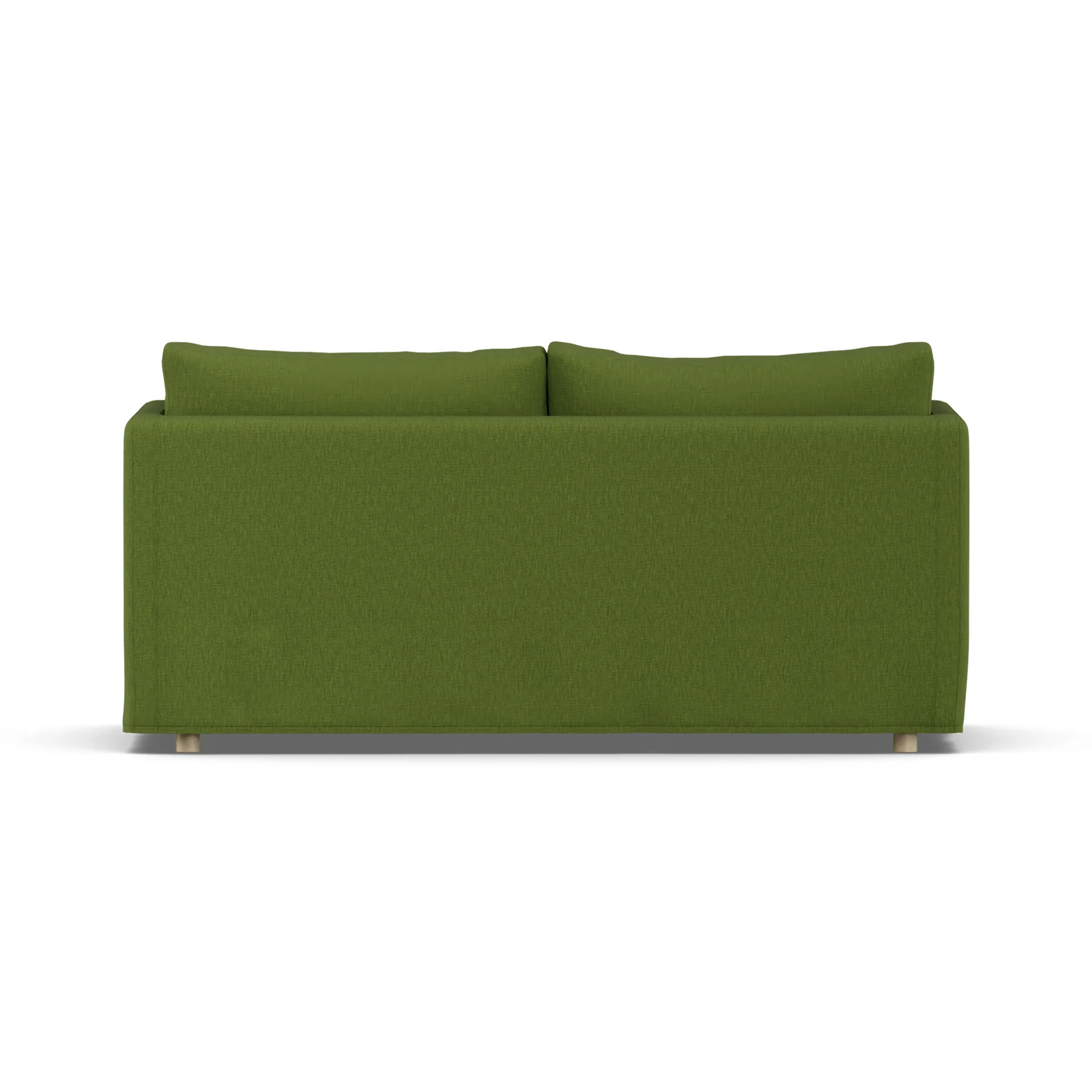 Linnevik soffa, Luiza Green 3975-vitoljad ek, 2-sits, med kappa 1898