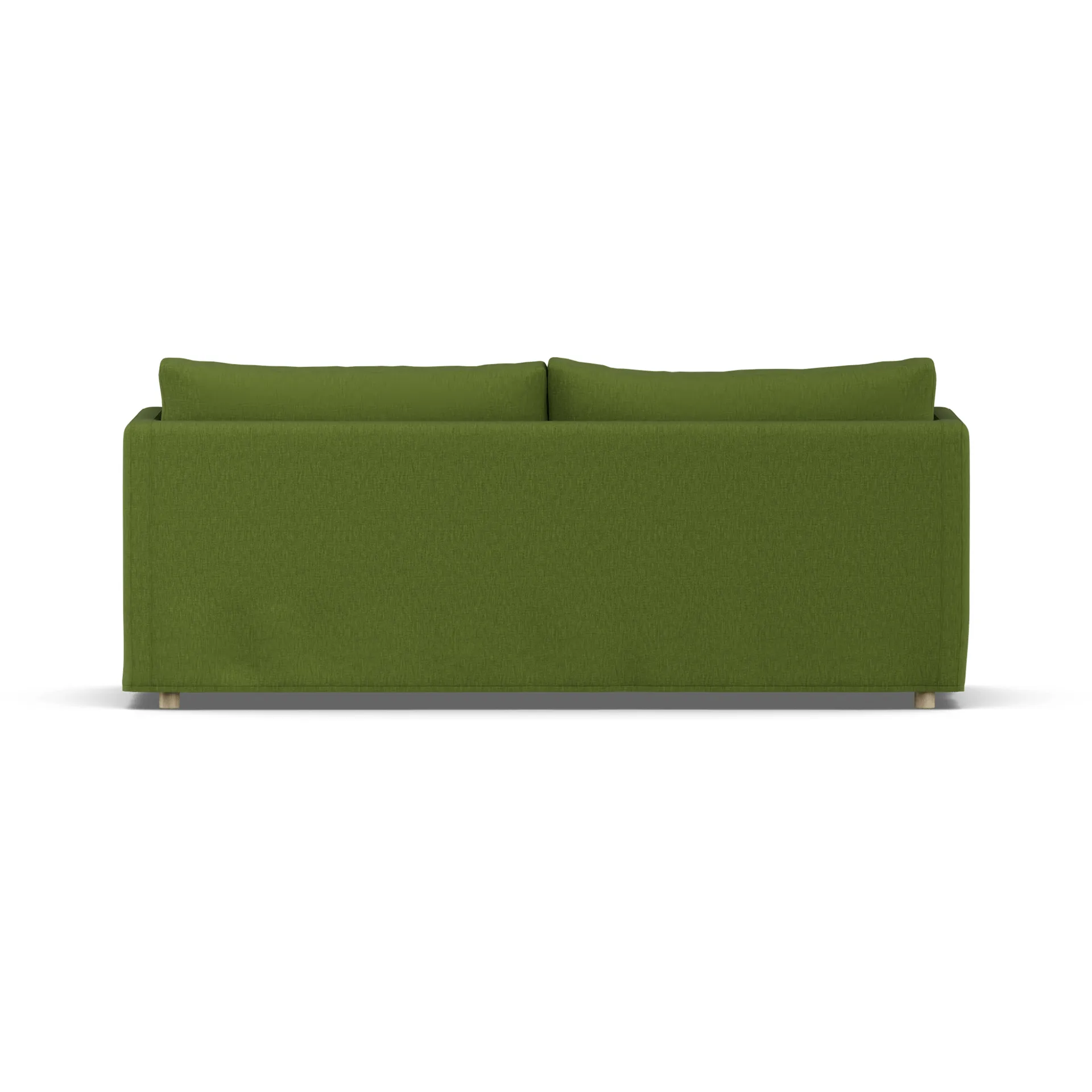 Linnevik soffa, Luiza green 3975-vitoljad ek, 3-sits, med kappa 1898