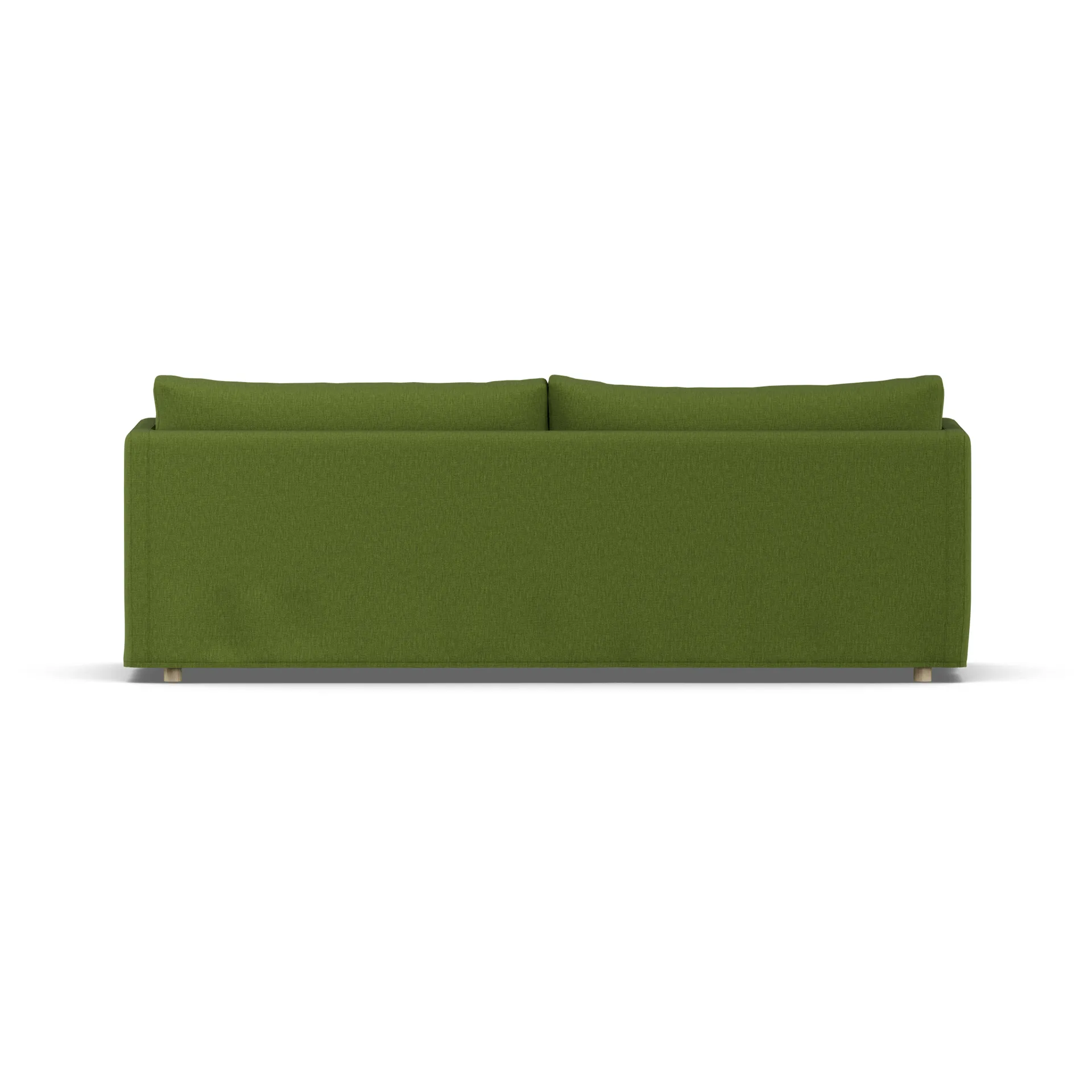 Linnevik soffa, Luiza Green 3975-vitoljad ek, 4-sits, med kappa 1898