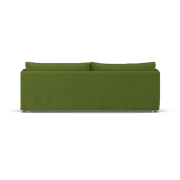 Linnevik soffa - Luiza Green 3975-vitoljad ek, 4-sits, med kappa - 1898