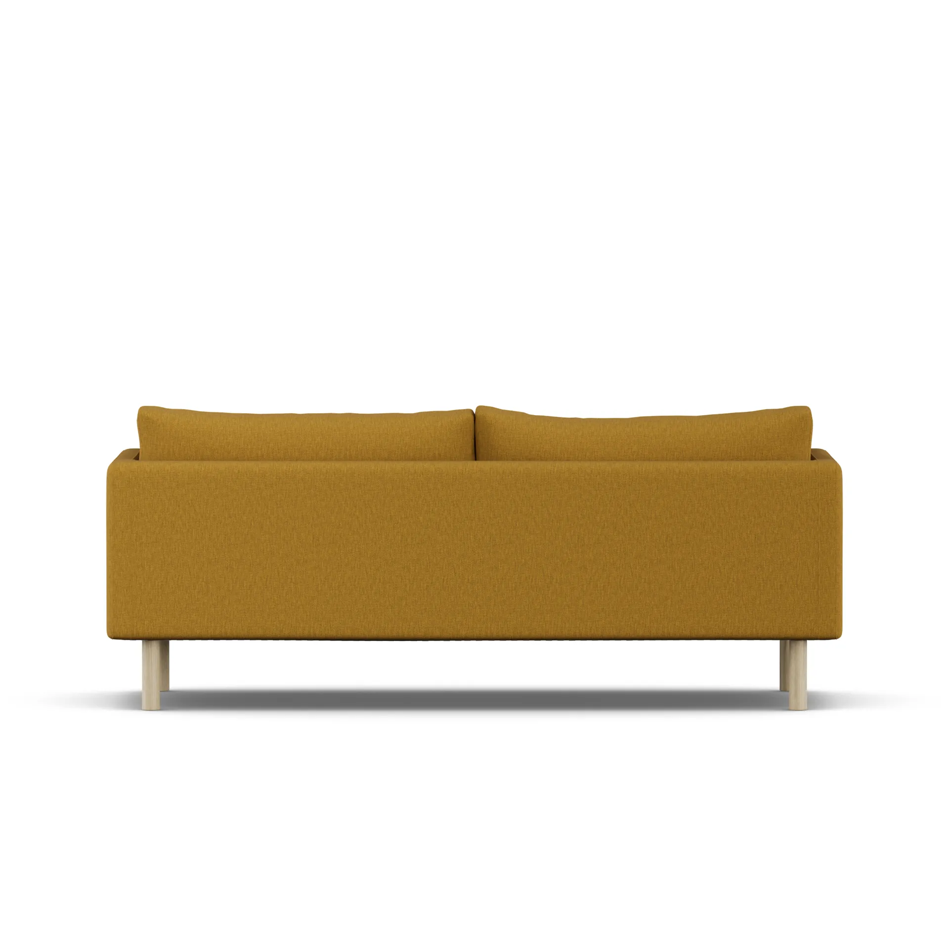 Linnevik soffa, Luiza Mustard 3972-vitoljad ek, 3-sits 1898