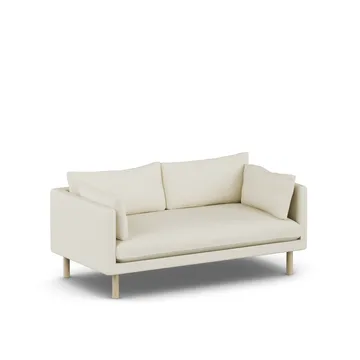 Linnevik soffa - Oslo Nature 1540-vitoljad ek, 2-sits - 1898