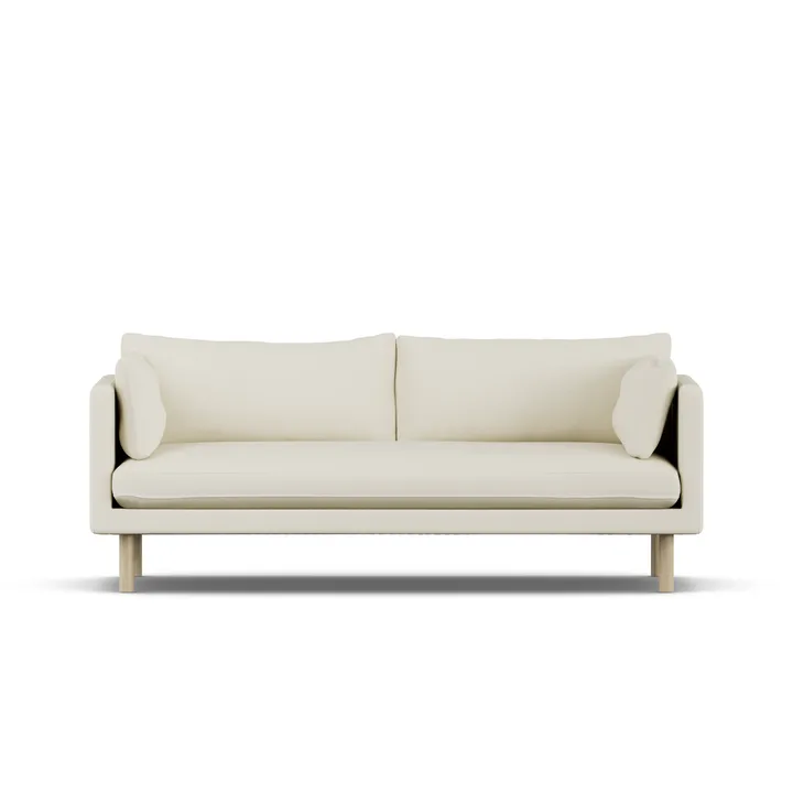 Linnevik soffa - Oslo Nature 1540-vitoljad ek, 3-sits - 1898