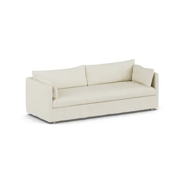 Linnevik soffa - Oslo Nature 1540-vitoljad ek, 4-sits, med kappa - 1898