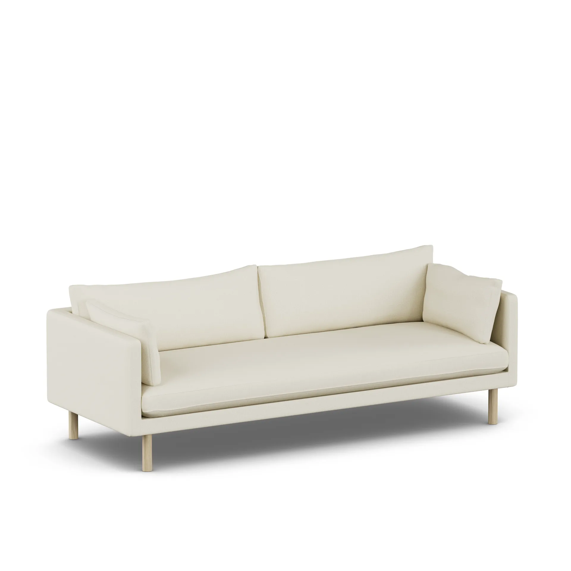 Linnevik soffa, Oslo Nature 1540-vitoljad ek, 4-sits 1898