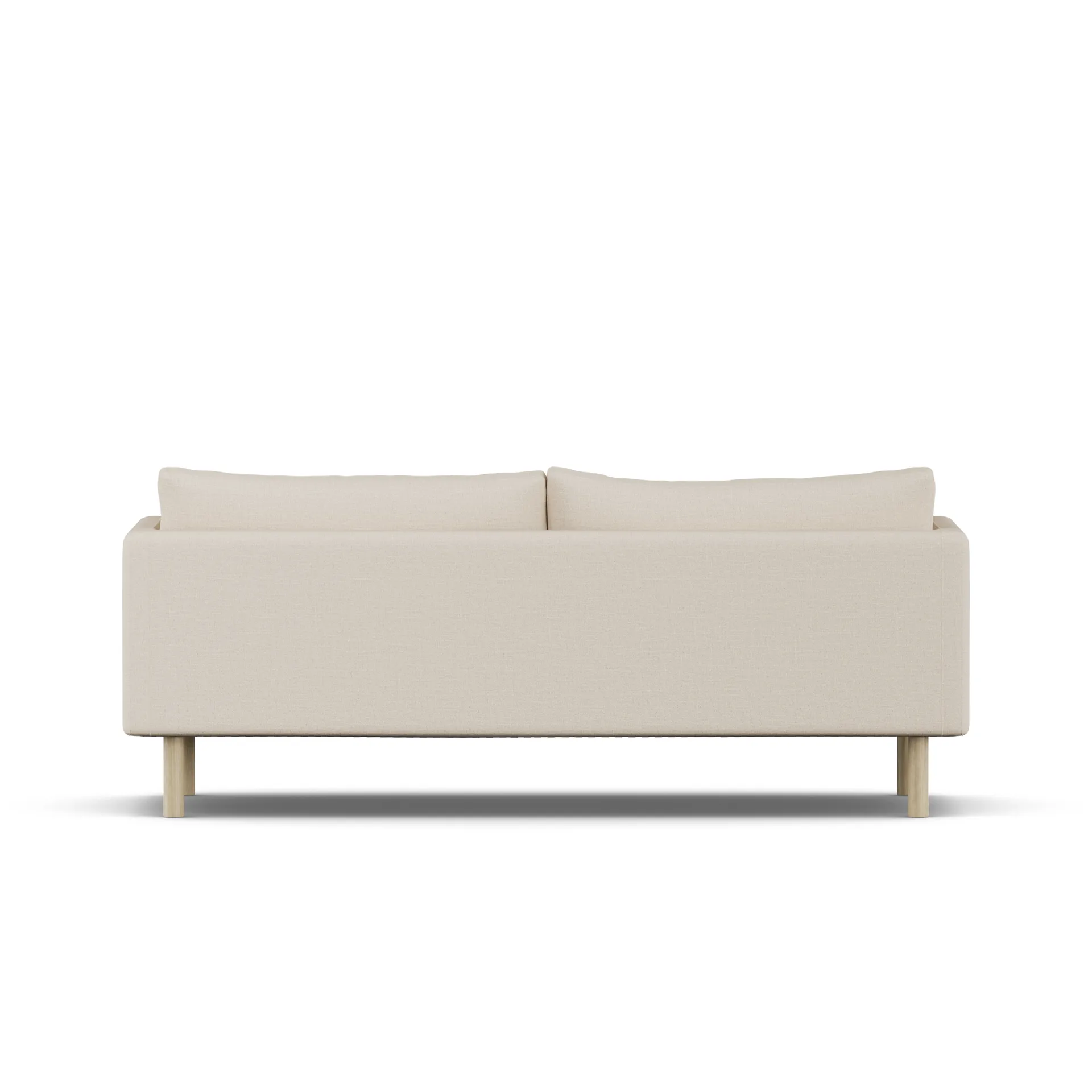 Linnevik soffa, Same Beige 6670-vitoljad ek, 3-sits 1898