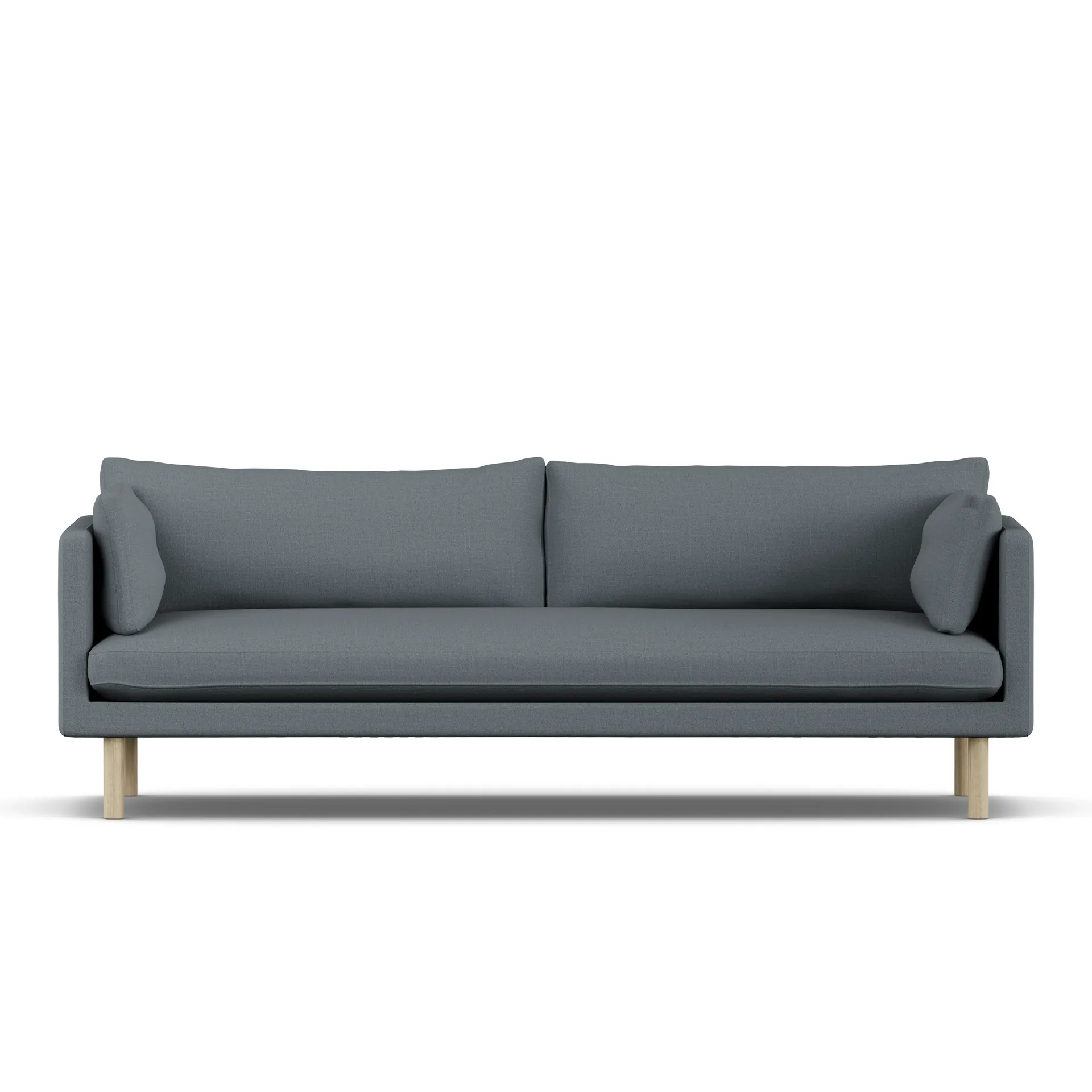Linnevik soffa, Same Blue 6678-vitoljad ek, 4-sits 1898