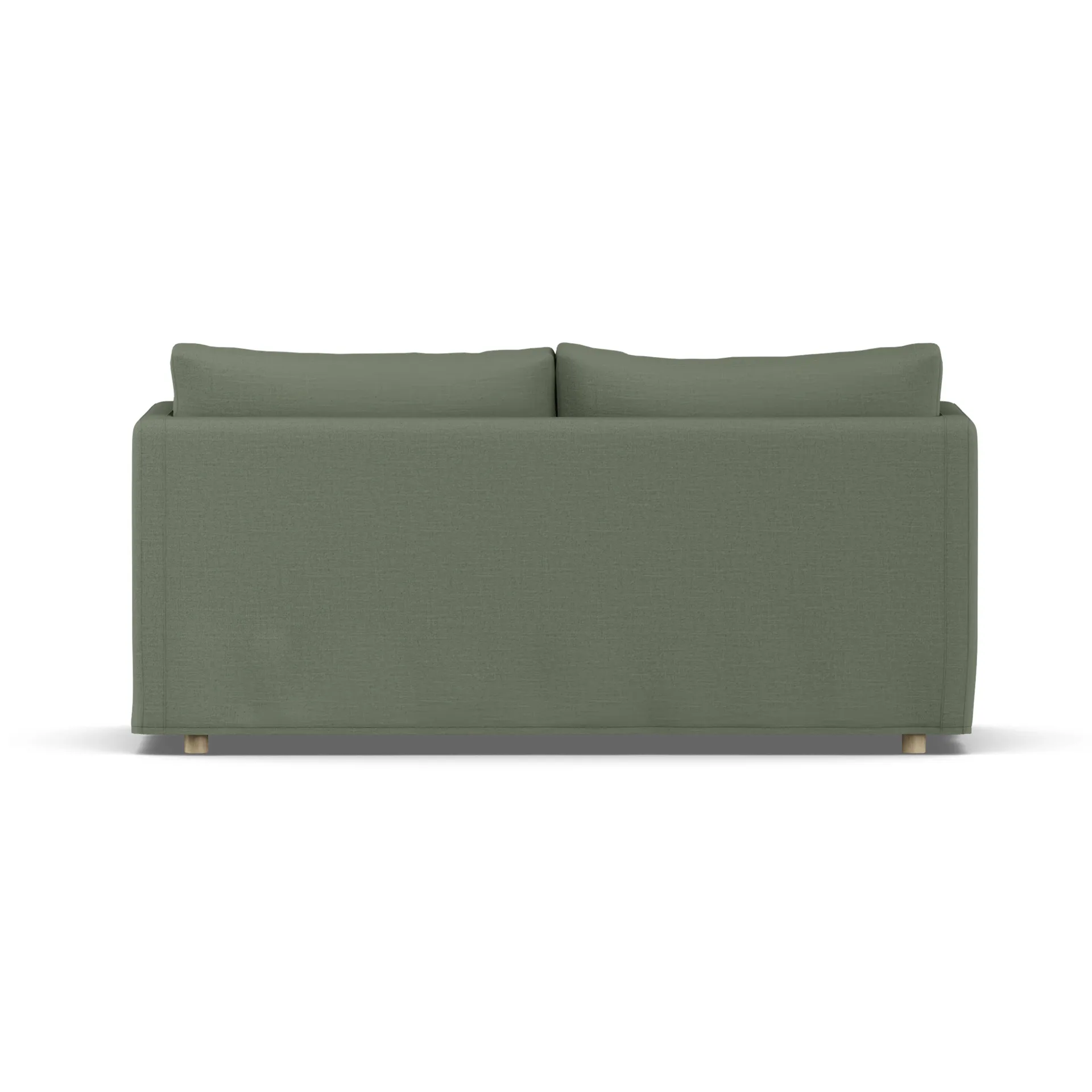 Linnevik soffa, Same Forest 6677-vitoljad ek, 2-sits, med kappa 1898