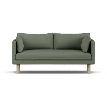 Linnevik soffa - Same Forest 6677-vitoljad ek, 2-sits, utan kappa - 1898