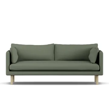 Linnevik soffa - Same Forest 6677-vitoljad ek, 3-sits - 1898