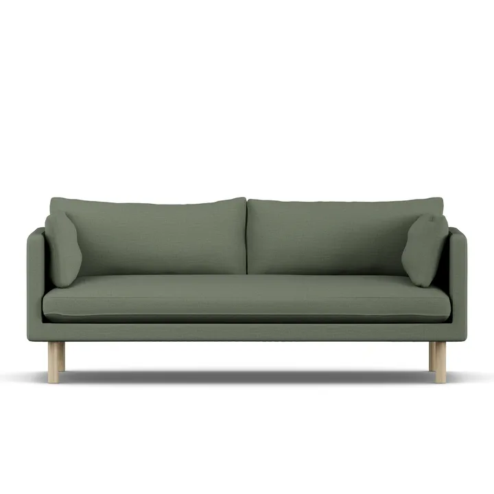 Linnevik soffa - Same Forest 6677-vitoljad ek, 3-sits - 1898
