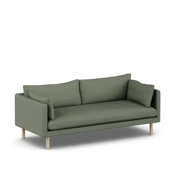 Linnevik soffa - Same Forest 6677-vitoljad ek, 3-sits - 1898
