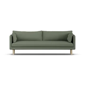 Linnevik soffa - Same Forest 6677-vitoljad ek, 4-sits, utan kappa - 1898
