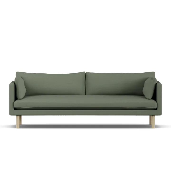Linnevik soffa - Same Forest 6677-vitoljad ek, 4-sits - 1898