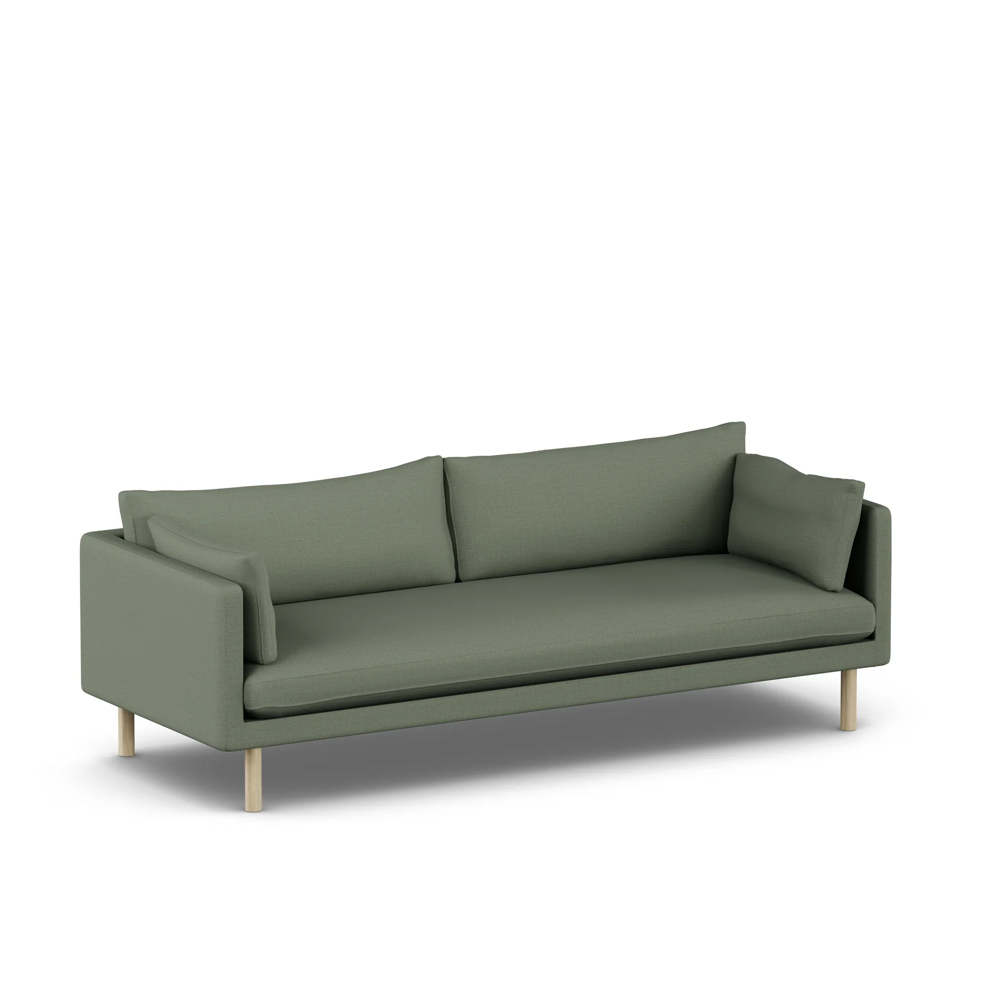 Linnevik soffa, Same Forest 6677-vitoljad ek, 4-sits 1898