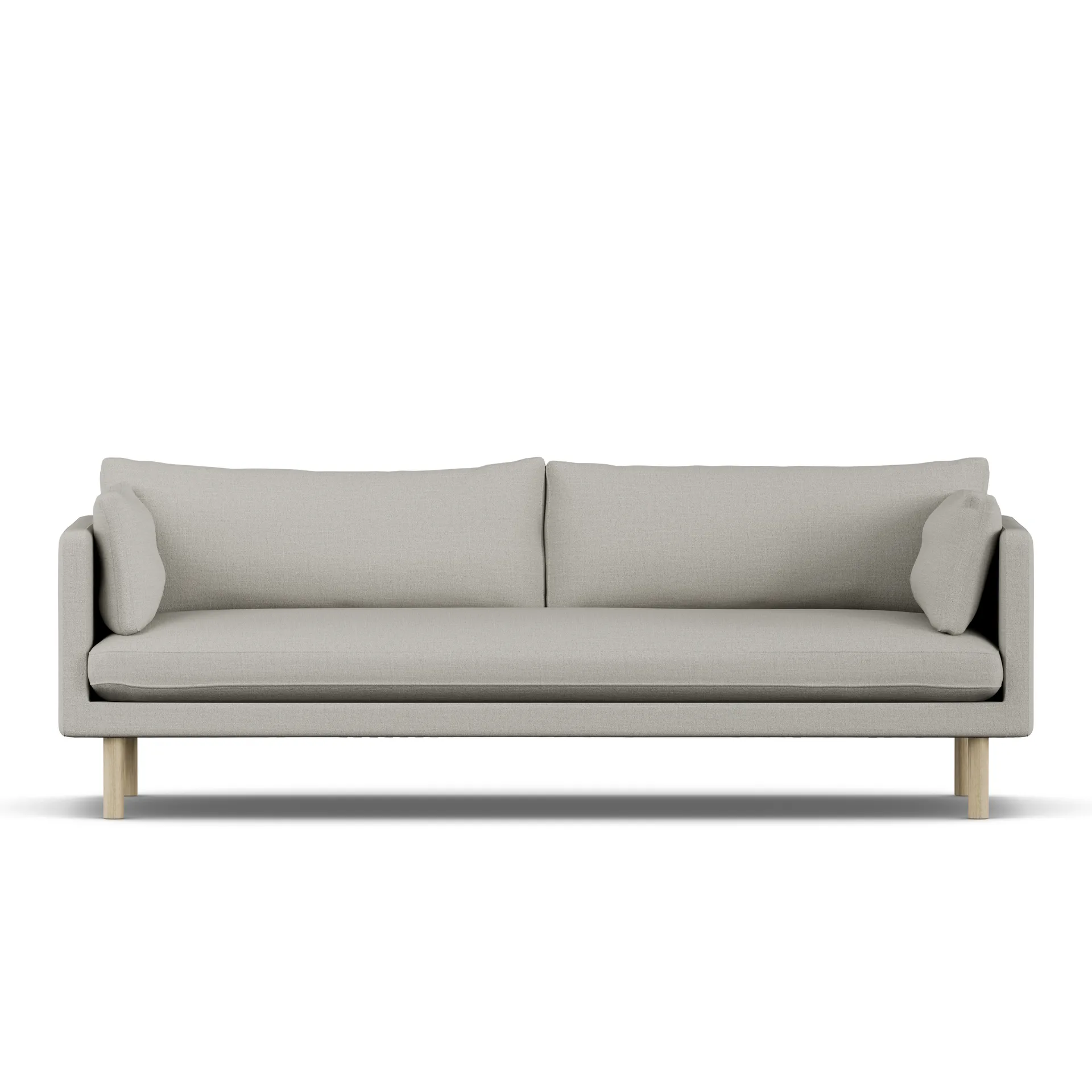 Linnevik soffa, Same Grey 6673-vitoljad ek, 4-sits 1898
