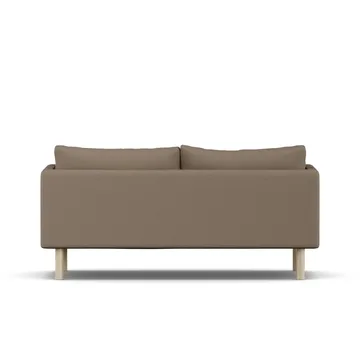 Linnevik soffa - Same Mole 6674-vitoljad ek, 2-sits - 1898