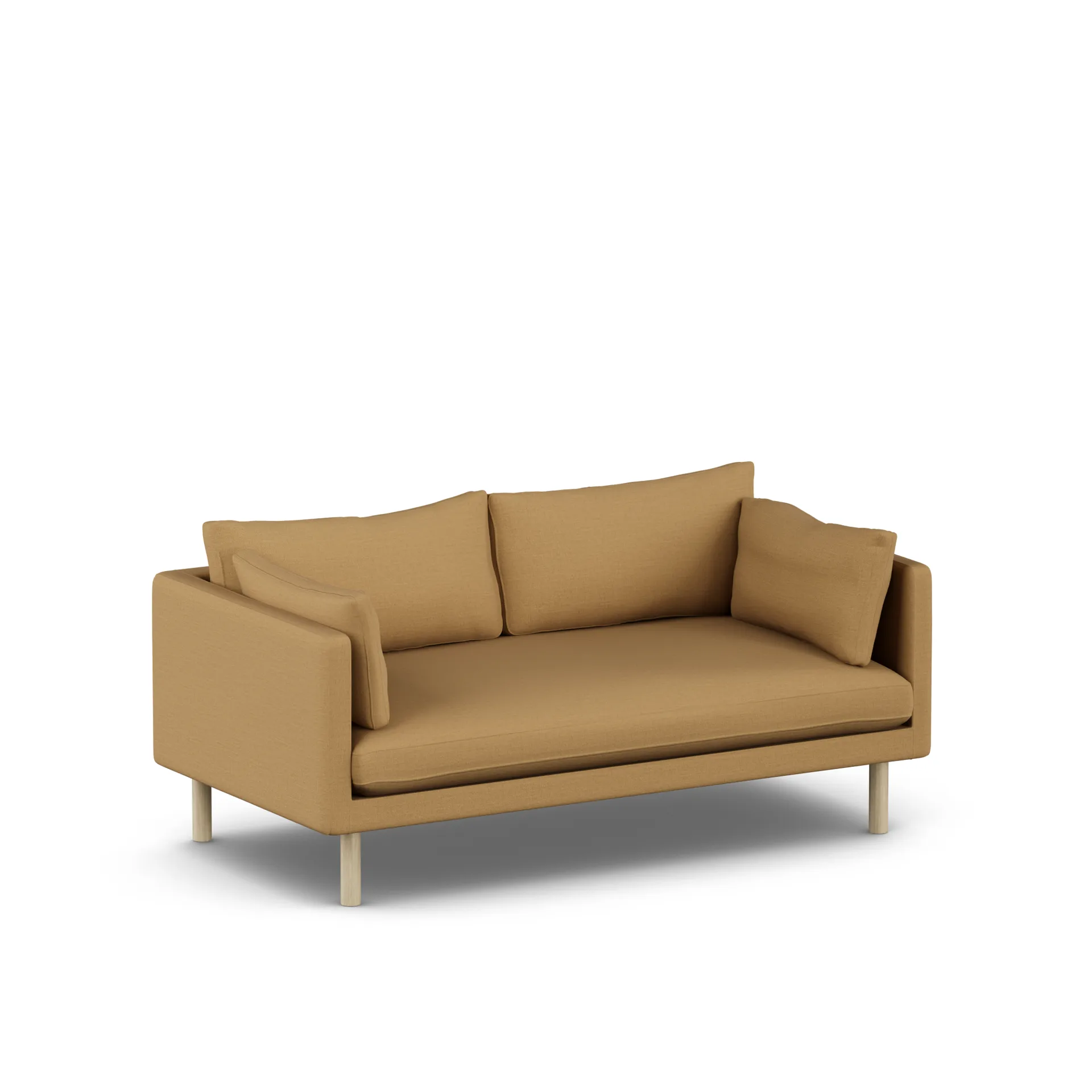 Linnevik soffa, Same Ochre 6676-vitoljad ek, 2-sits 1898