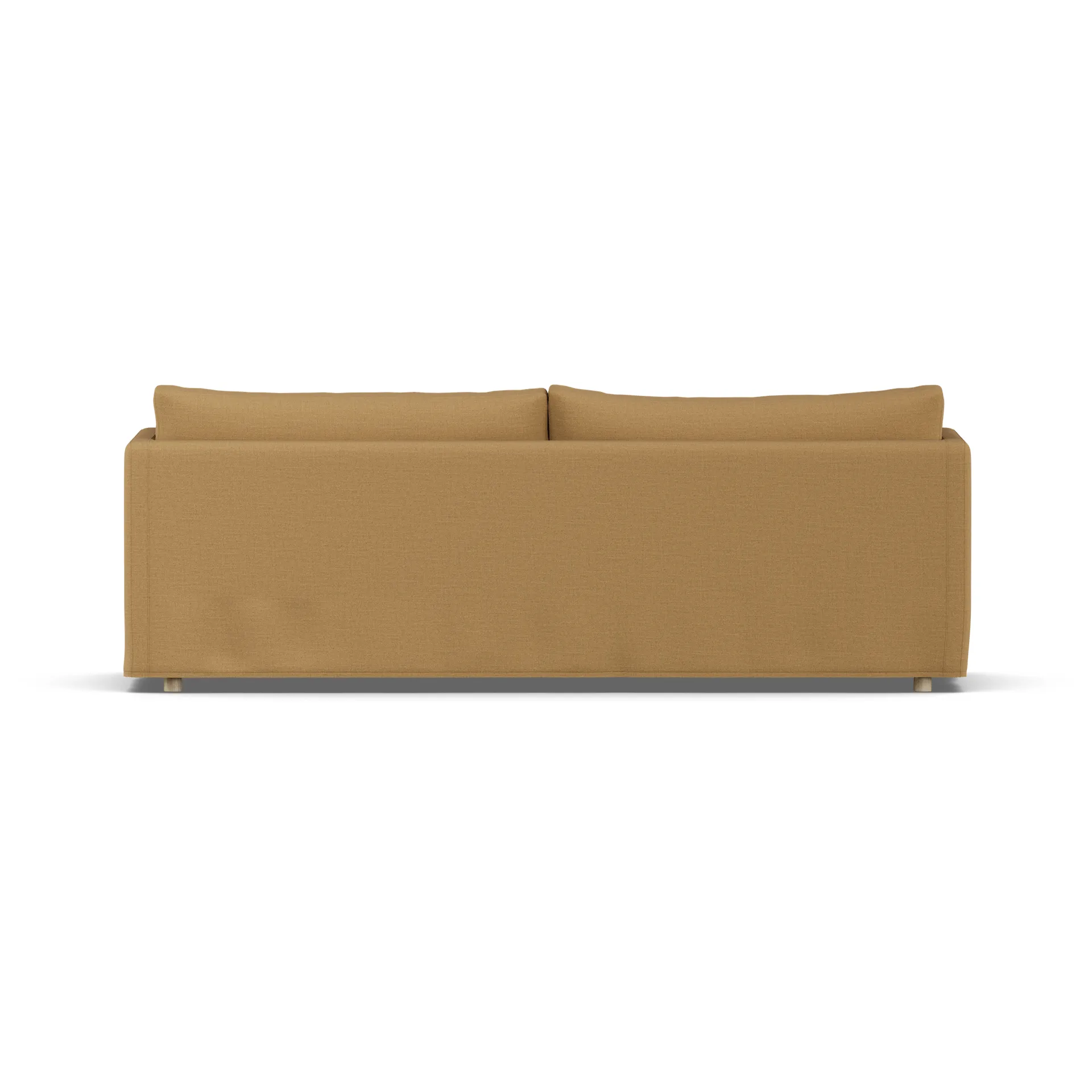 Linnevik soffa, Same Ochre 6676-vitoljad ek, 4-sits, med kappa 1898