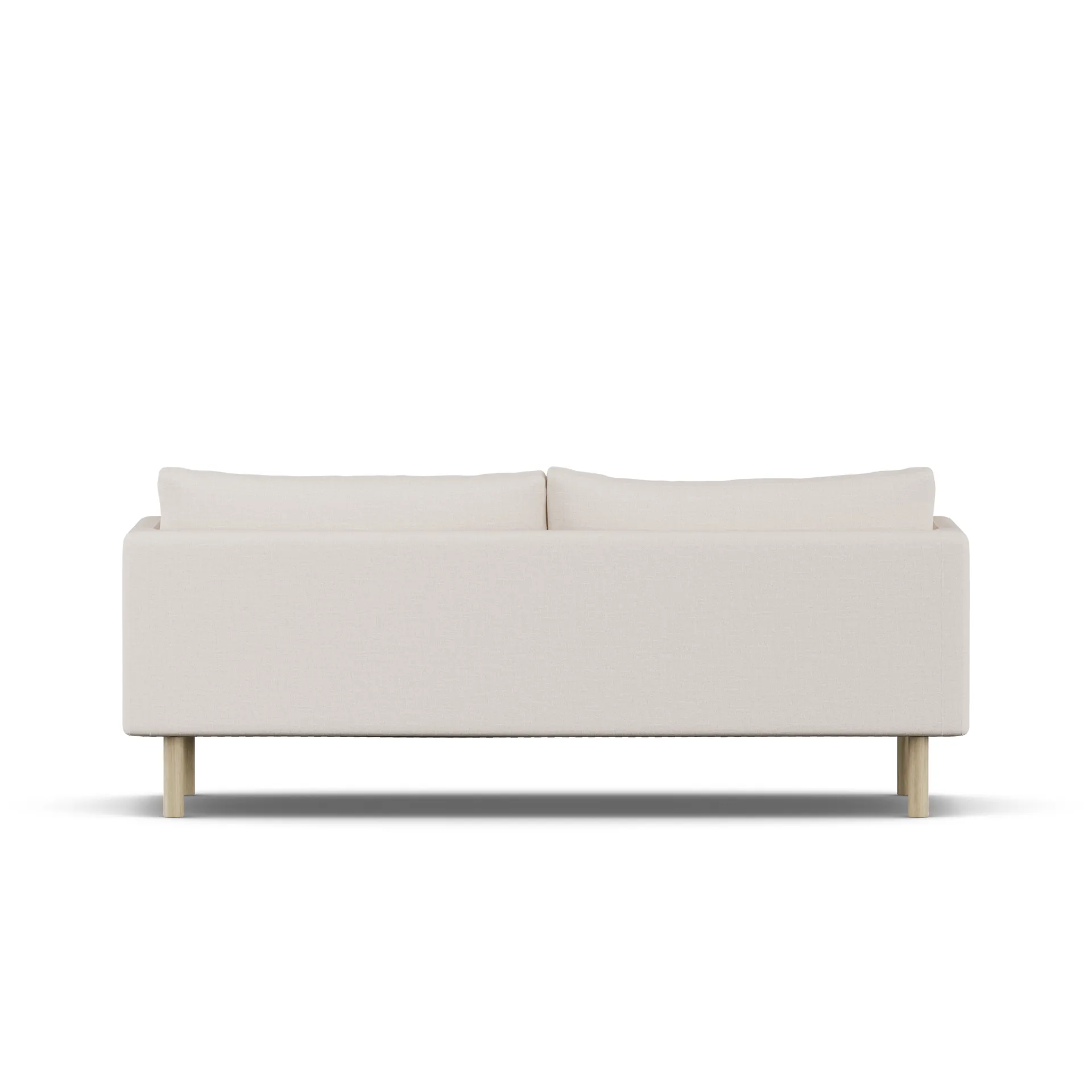 Linnevik soffa, Same Off White 6671-vitoljad ek, 3-sits 1898