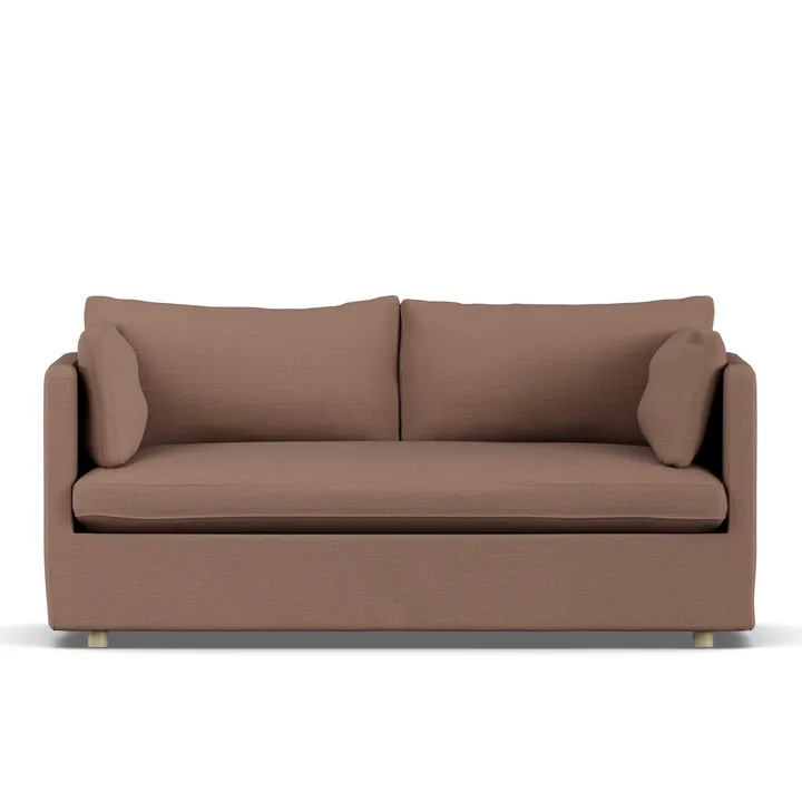 Linnevik soffa - Same Rust 6675-vitoljad ek, 2-sits, med kappa - 1898