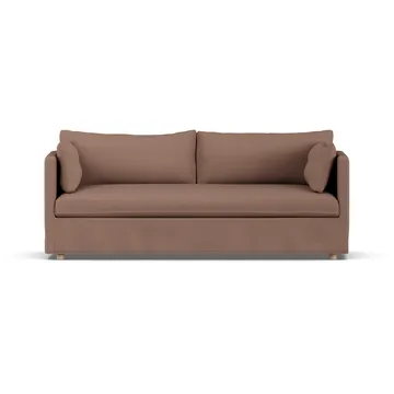 Linnevik soffa - Same Rust 6675-vitoljad ek, 3-sits, med kappa - 1898