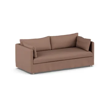Linnevik soffa - Same Rust 6675-vitoljad ek, 3-sits, med kappa - 1898