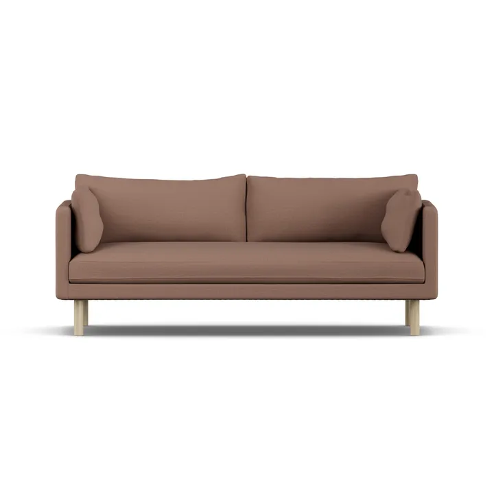 Linnevik soffa - Same Rust 6675-vitoljad ek, 3-sits, utan kappa - 1898