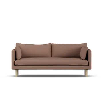 Linnevik soffa - Same Rust 6675-vitoljad ek, 3-sits - 1898