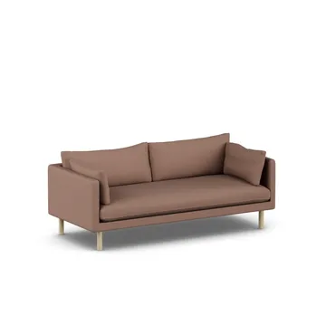 Linnevik soffa - Same Rust 6675-vitoljad ek, 3-sits - 1898